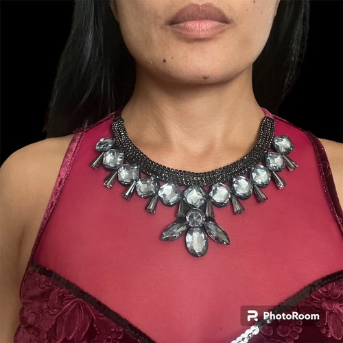 NUEVO SIN ETIQUETAS Para mujeres Dreamgirl Años 1920 Estilo Flapper Vestido Disfraz, Borgoña, Talla Pequeña - Imagen 4 de 7