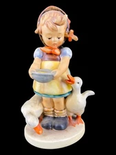 1948 Hummel Goebel German Porcelain Figurine #197/I Be Patient TMK5 6"