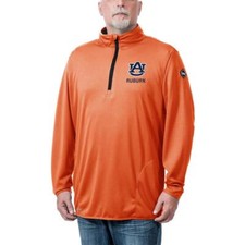 Men's Auburn University Tigers Q-Zip Jacket Thermatec Performance 1/4 Zip