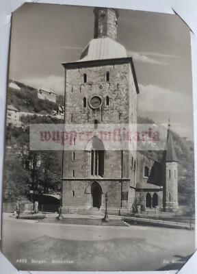 Orig. PK AK WK2 Domkirken Domkirche  Bergen Norwegen A011-97