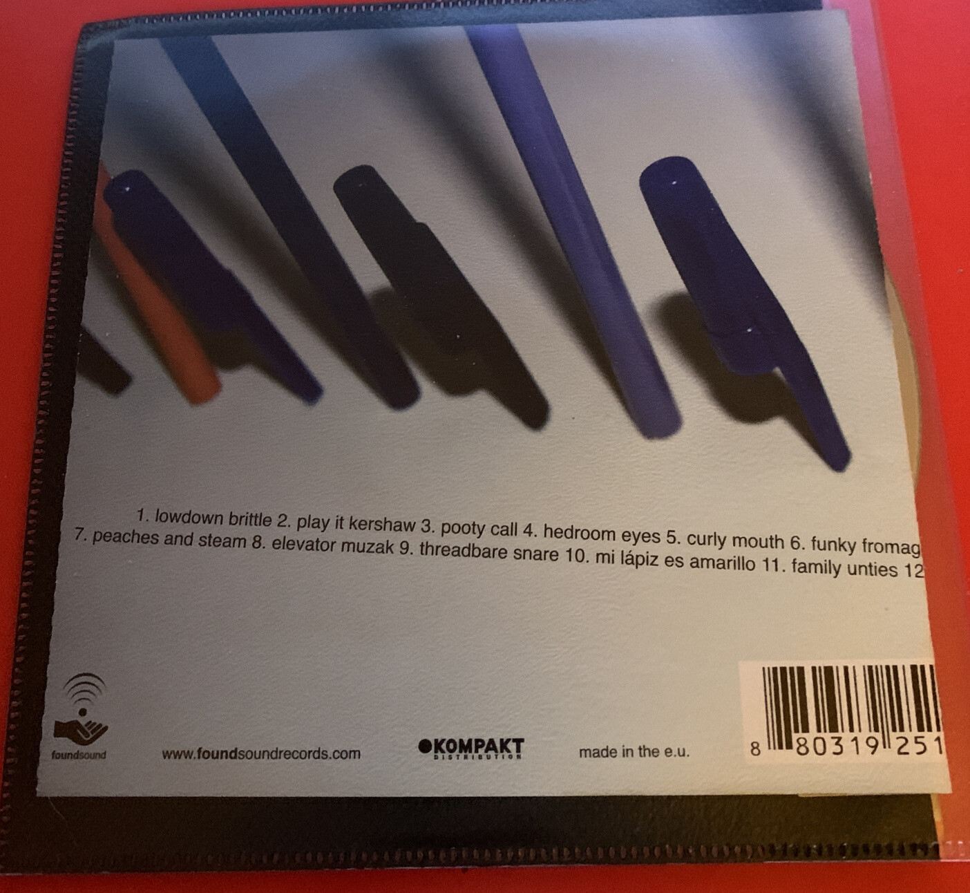 Someone else pen caps and colored pencils CD *no jewel case* read description