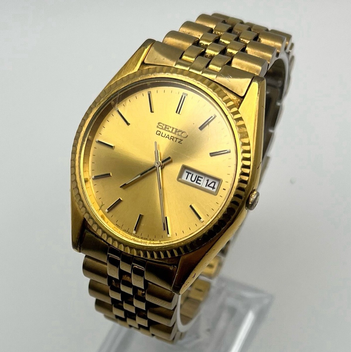 SEIKO ENCLINE チェーンゴールド時計 SEIKO - 678【美品】SEIKO 時計 エクセリーヌ レディース 2P