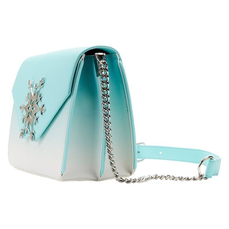 Concept One Women's Frozen Snowflake Print Kiss Lock Wallet - Sublimation Print Clutch