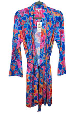 Johnny Was XL The Jonesy Sleep Robe Daniela Floral Print Cotton Modal