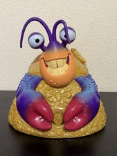 Disney Moana Tamatoa Crab Musical Jewelry Box Lights Sings Shiny No Ring WORKS