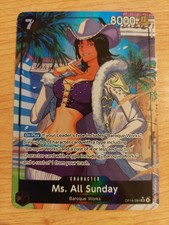 Ms. All Sunday (Alternate Art) - OP14-084 - Near Mint NM - Super Rare