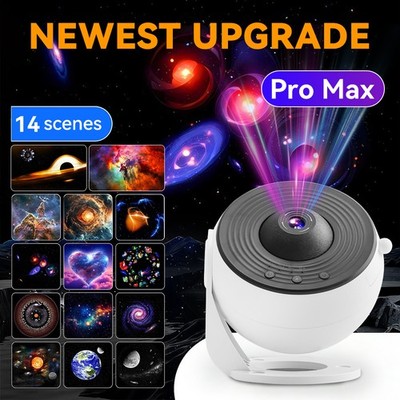 14 in 1 Pro Max Upgrade Sternenhimmel Galaxy Projektor Planetarium Nachtlicht DE