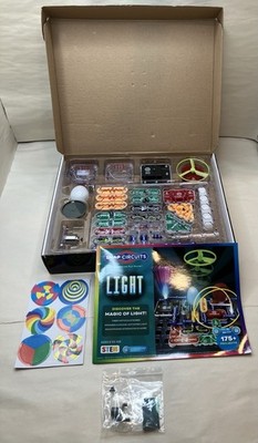 Elenco Snap Circuits Lights SCL175 Electronic Stem Kit 175 Projects - Open Box