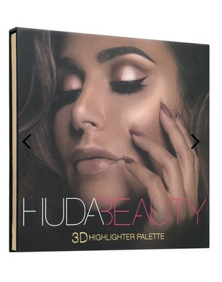 HUDA BEAUTY 3D Highlighter Palette GOLDEN SANDS EDITION BRAND NEW IN SLIPCASE