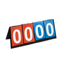 ZUFECY Table Top Scoreboard, Score Keeper Flipper Scoreboard for Basketball