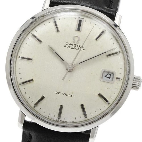OMEGA De Ville TOOL 35mm SS Silver Dial Automatic Date Watch #C10695 - Foto 5 di 5