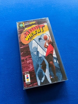 JAMMIT Basketball like NBA Jam CIB Complete Long Box w/ FREE BOX PROTECTOR