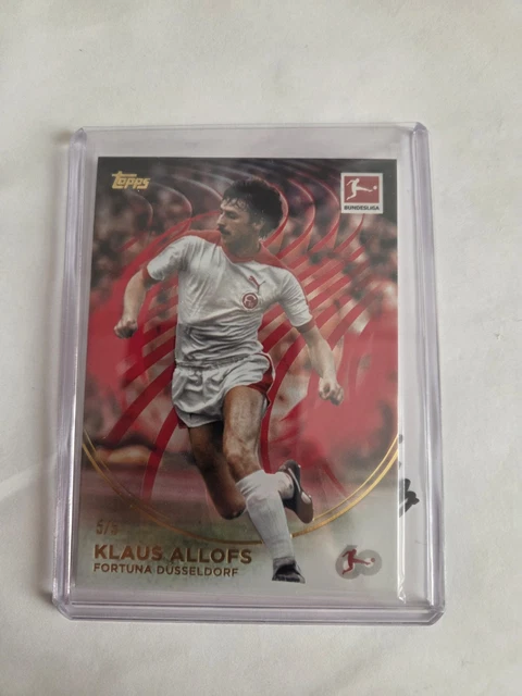 Topps 60 Jahre Bundesliga Klaus Allofs /5 Fortuna Düsseldorf