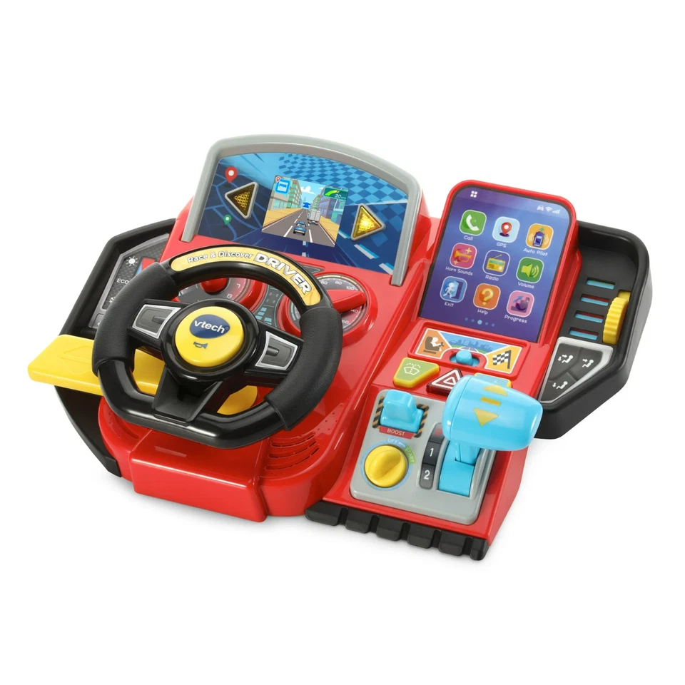 VTech Race & Discover Driver Electronic Baby and Toddler Toys VTech Toy Games - Image 3 of 3