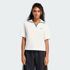 adidas women Seasonal Essentials Colorpop Polo with Embroidered Graphic