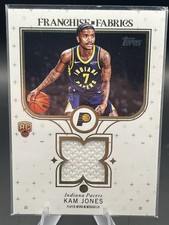 2025-26 Topps Flagship Kam Jones Franchise Fabrics Rookie Patch Pacers PWE
