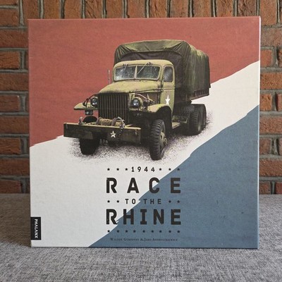 1944 Rennen zum Rhein Brettspiel mit rotem Ball Express limitierte Auflage Erweiterung