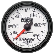 Autometer 7506 Phantom Ii Mechanical Boost Gauge100 Psi2-116 Autometer 7506 Phantom Ii Mechanical Boost Gauge100 Psi2-116