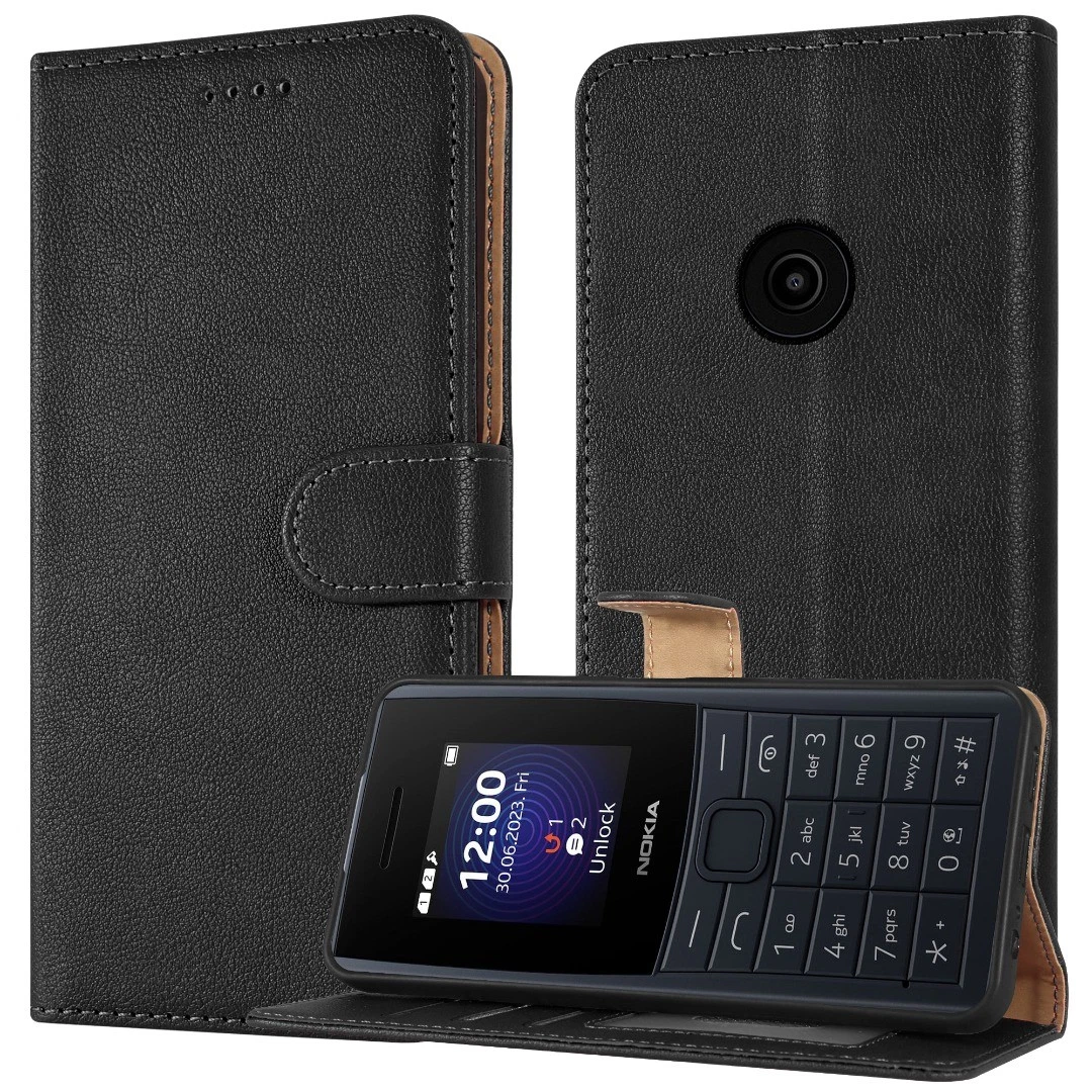 SEAHAI Cover Custodia Folio in Pelle per TCL 501, Premium PU/TPU Portafoglio Case con Slot per Schede, Magnetica Adsorbimento Automatico Flip Cover - Blu