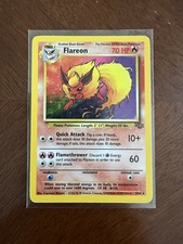 Flareon 3/64 Unlimited Holo Rare Jungle Pokemon Card LP MP on eBay