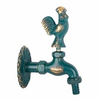 Auslaufventil Patiniert 1/2 Zoll – Messing Garten Wasserhahn