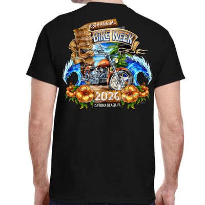 T-Shirt 2026 Bike Week Daytona Beach Tiki Beach No Harley