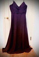 Christina Wu Women  s Black Formal Georgette Dress Size 20