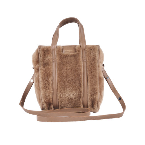 BALENCIAGA Bazaar Tote Faux Fur Luxury Designer Shopper Bag Original Price:...