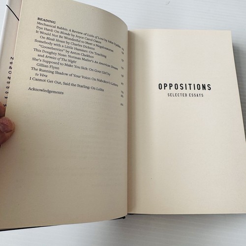 Oppositions: Selected Essays by Mary Gaitskill Hardcover Book - Picture 8 of 8