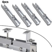 Rail Connector PV Bracket For Flat Tin Roof Photovoltaic 4 Set Accessories