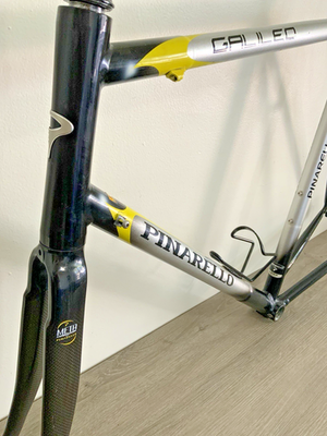 PINARELLO GALILEO FRAME AND FORK 60 CM ALUMINUM CARBON 2.3 KGS