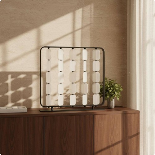 Metal Acrylic Screen Artistic Design Modern Art Screen for Study - Picture 4 of 9