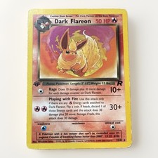 Wizards of the Coast Dark Flareon 35/82 Team Rocket 1st Ed Eng HP50 on eBay
