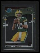 2020 Panini Chronicles #RR-JL Jordan Love Clearly Donruss RR Red #/199 RC