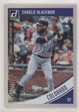 2018 Donruss Variations Stat Line Career /305 Charlie Blackmon (Uniform #42) gn1
