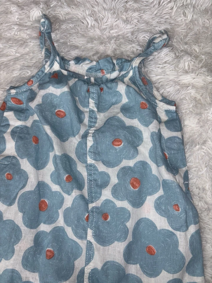 Little Co. de Lauren Conrad niñas talla Mameluco de mezcla de lino 3T. Lindo, Grt. Forma Foto 3 de 4