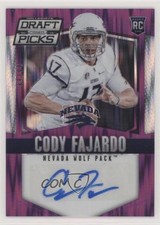 2015 Prizm Collegiate Draft Picks Purple Flash 89/99 Cody Fajardo #167 Auto 6j0