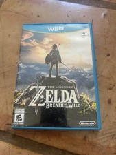 Nintendo Wii U Legend of Zelda Breath of the Wild Game And Case Tested