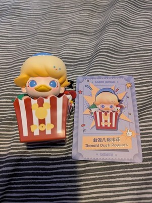 PopMart Blindbox Dimoo World x Disney Serie Donald Duck Popcorn Karte Pop Mart