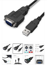 PROLIFIC USB-to-Serial Adapter *RS232 (DB9 male) Converter* NEW