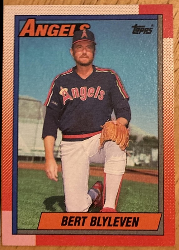1990 Topps Bert Blyleven #130 Angels