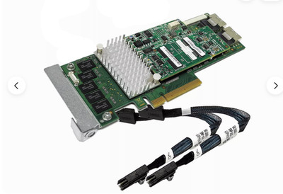 Fujitsu Primergy D3116-B100 6Gb PCIe x8 1GB SAS RAID Controller +2x Kabel LP