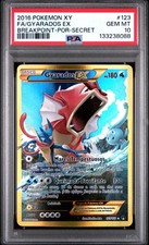 2016 POKEMON XY BREAKPOINT PORTUGUESE-SECRET #123 FULL ART/GYARADOS EX PSA 10