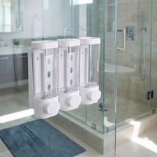 Reusable ABS Shampoo Conditioner Shower Dispenser Wall Mounted for Hotel Use