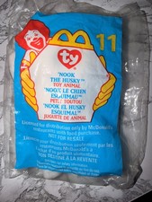 McDonald  s Happy Meal TY Teenie Beanie Babies Nook the Husky Dog 11 1999