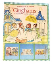 LES VICHYS à la maison et à l'école livre de jeu poupées papier UNCUT 1980