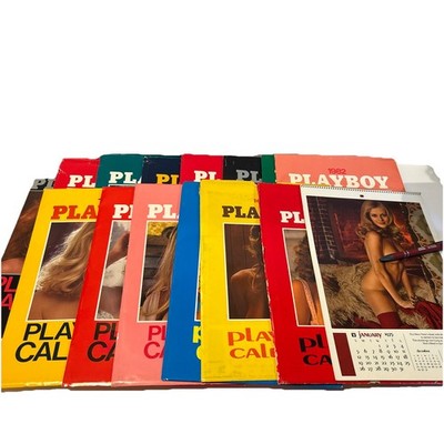 Lot Of 15 1975 -1989  Playboy Playmates Wall Calendars Shannon Tweed