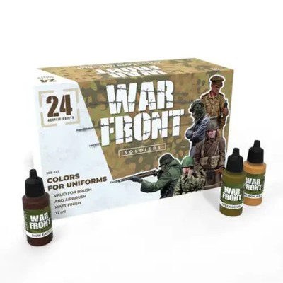 Paint Set Warfront SOLDIERS - COLORS FOR UNIFORMS | englisch | SCALE75 PAINTS
