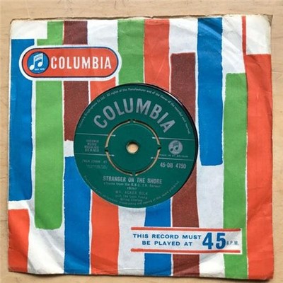 ACKER BILK STRANGER ON THE SHORE 7'' 1961 BBC TV THEME WITH TAKE MY LIPS UK