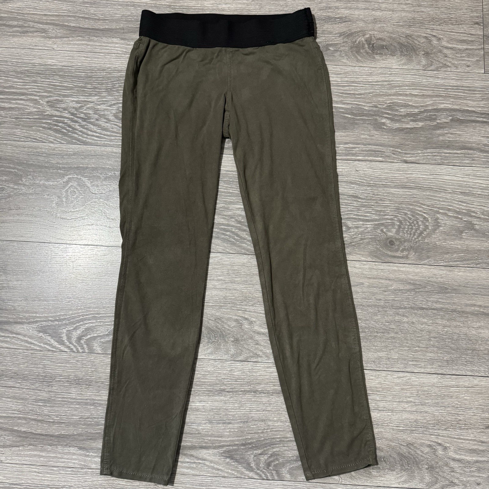 Jessica Simpson Women Green Casual Jeggings Stretch Pants Skinny Low Rise Sz 28